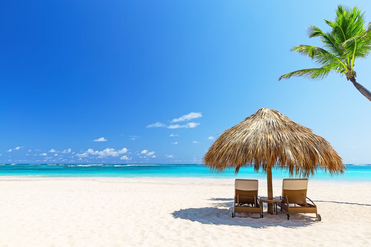 Dominican Republic tropical beach paradise